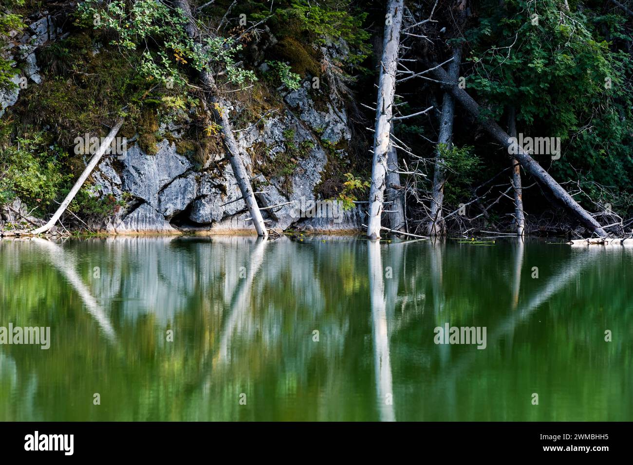 Malerische Sommer-Berglandschaft des Zminje-Sees (Schlangensee) im Durmitor-Nationalpark, Montenegro Stockfoto
