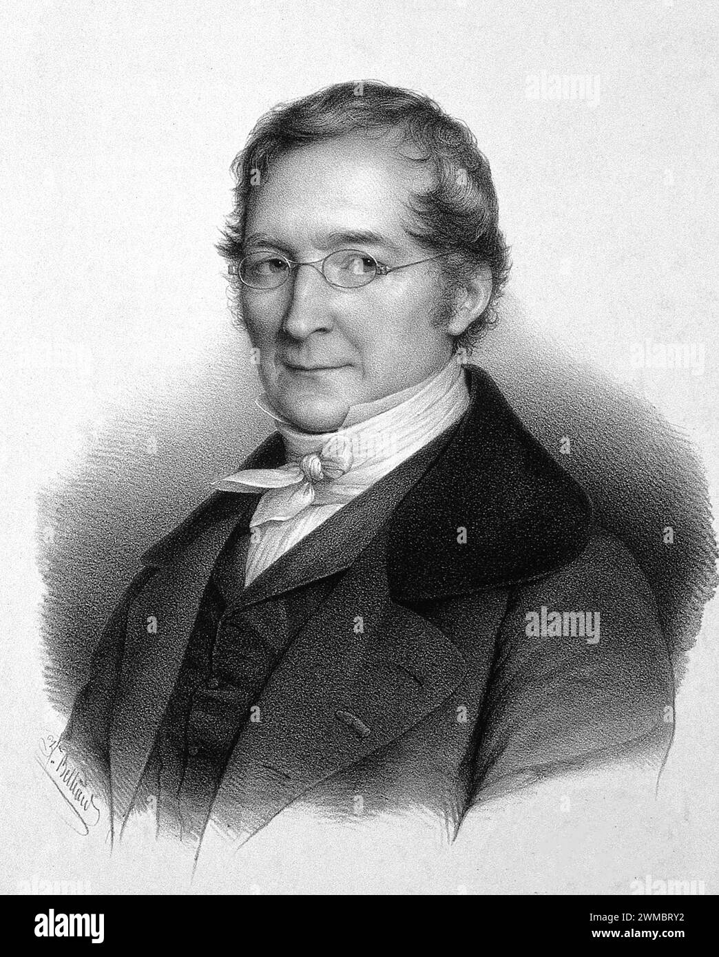 Joseph Louis Gay-Lussac (1778–1850) französischer Chemiker und Physiker. Stockfoto