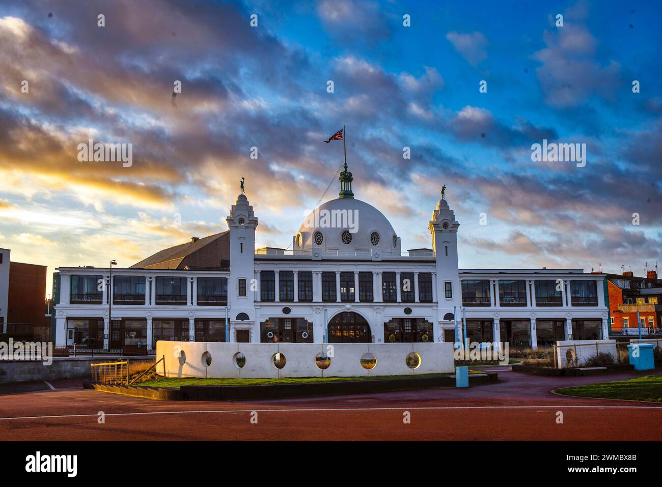 Die spanische Stadt in Whitley Bay, England Stockfoto