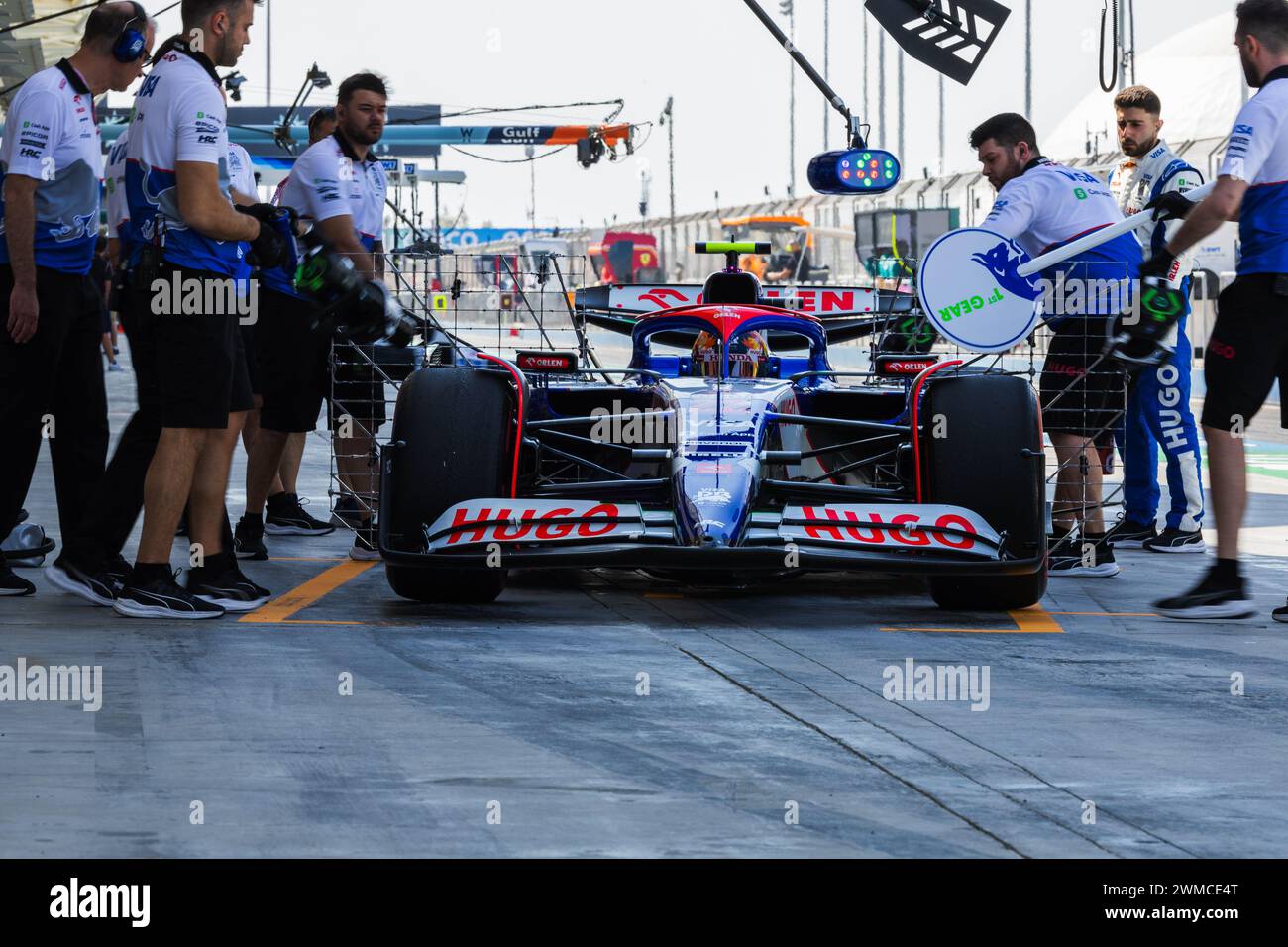 MANAMA, BAHRAIN, Bahrain International Circuit, 22.Feb.2024: Logan Sargeant aus den USA und Williams Racing während der Formel-1-Tests in Bahrain Stockfoto