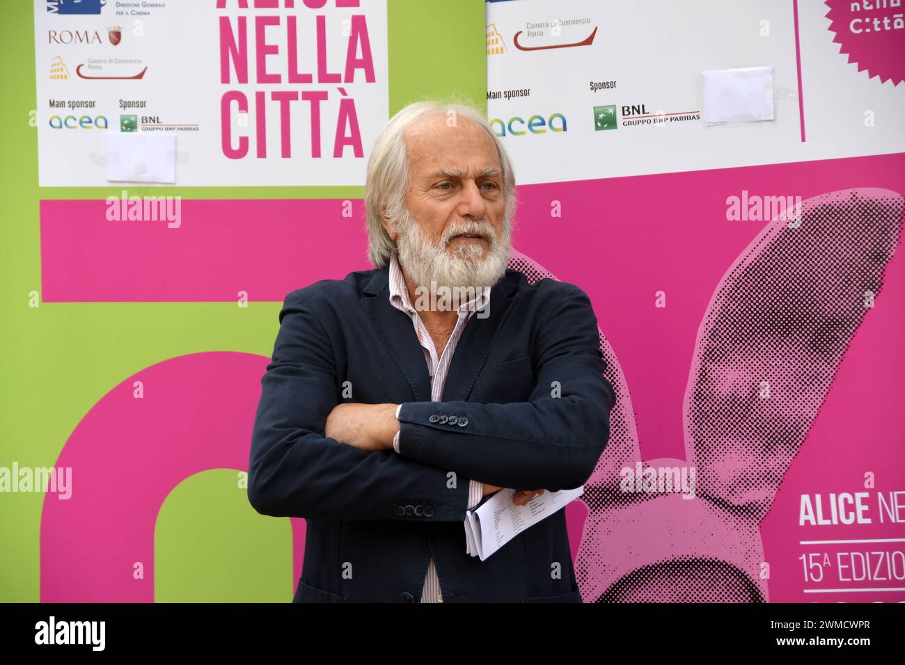 Rom Italien 7. Oktober 2017 - Haus des Kinos, Präsentation " Alice nella Città 15° Edition" - Luigi Diberti Stockfoto