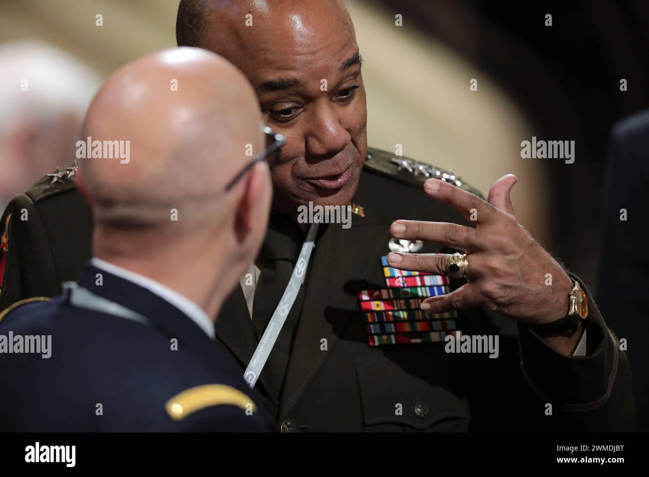 US Army General Darryl A. Williams, kommandierender General U.S. Army Europe and Africa an der Münchner Sicherheitskonferenz 2024. US Army General Darryl A. Williams, kommandierender General U.S. Army Europe and Africa an der Münchner Sicherheitskonferenz 2024. München Bayern Deutschland *** US Army General Darryl A Williams, Commanding General US Army Europe and Africa auf der Münchner Sicherheitskonferenz 2024 US Army General Darryl A Williams, Commanding General US Army Europe and Africa auf der Münchner Sicherheitskonferenz 2024 München Bayern Deutschland Stockfoto