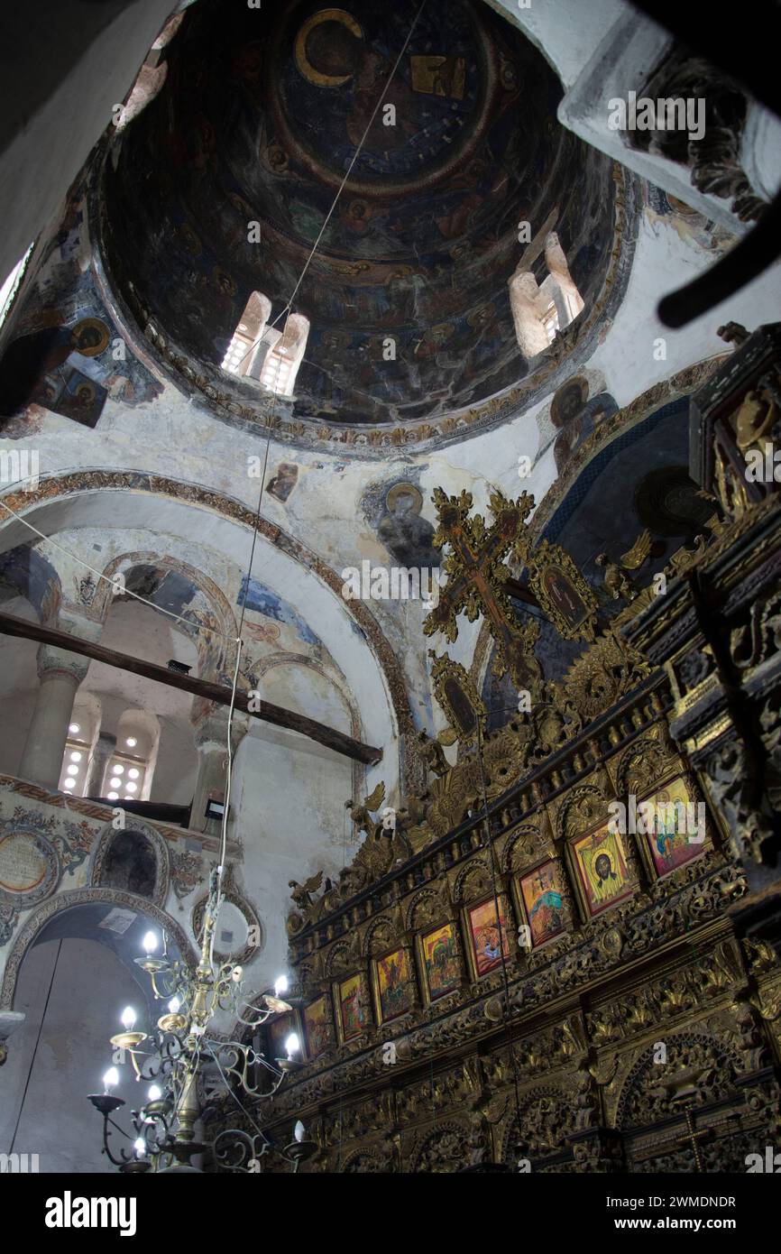 Die Marienkirche in Labova, eine der ältesten Kirchen Albaniens Stockfoto