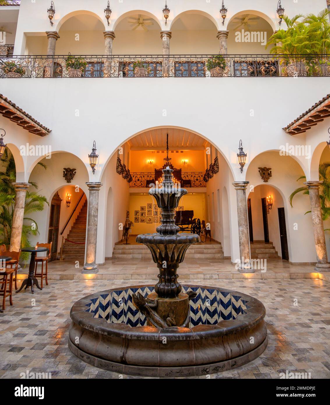 Casa Kimberly, ein luxuriöses Boutique-Hotel in Puerto Vallarta, Mexiko. Stockfoto