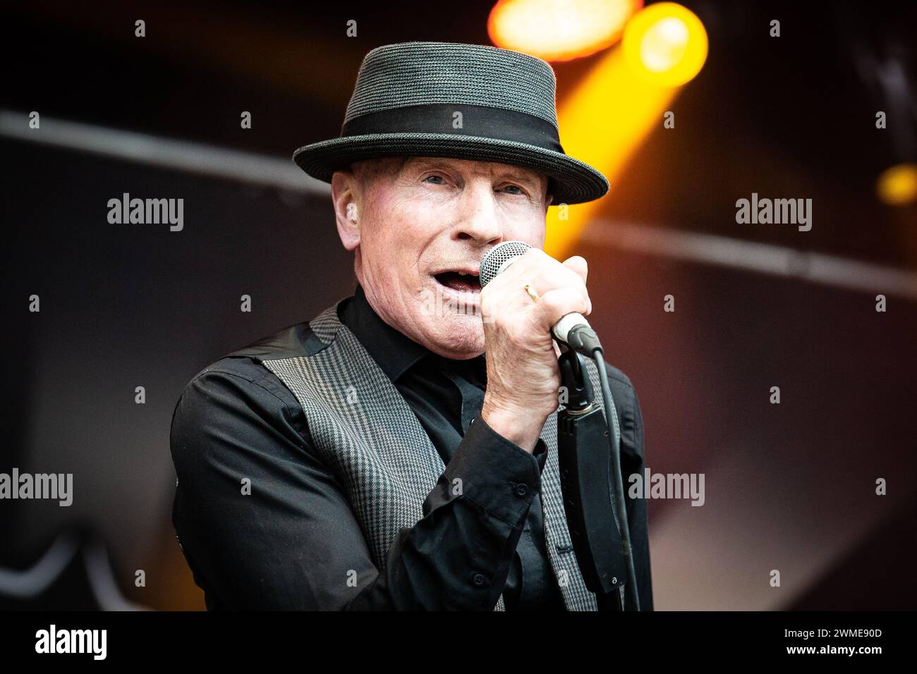 Phil Mogg von der Rockband UFO Stockfoto