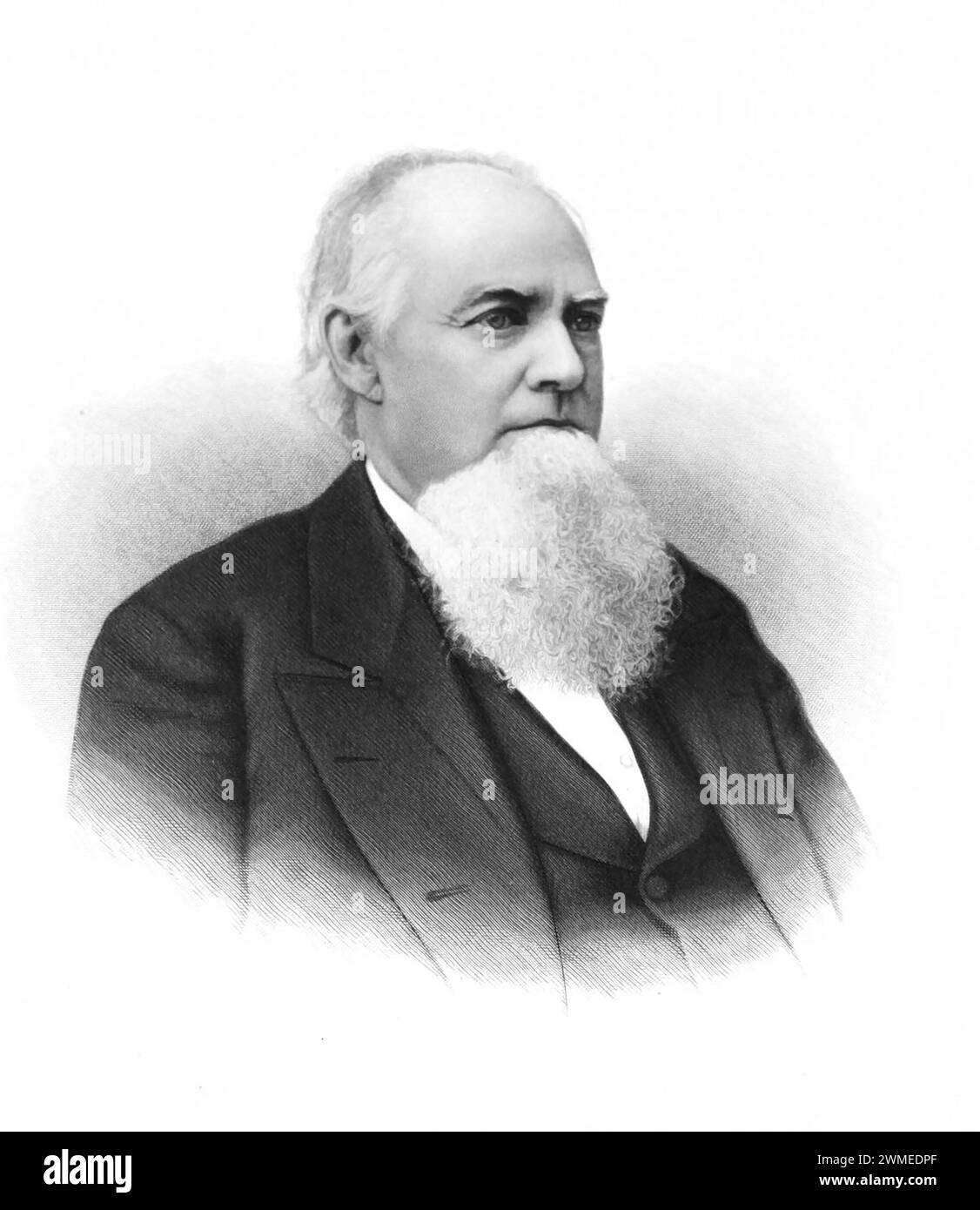 Stich James R. Langdon aus dem 19. Jahrhundert Stockfoto