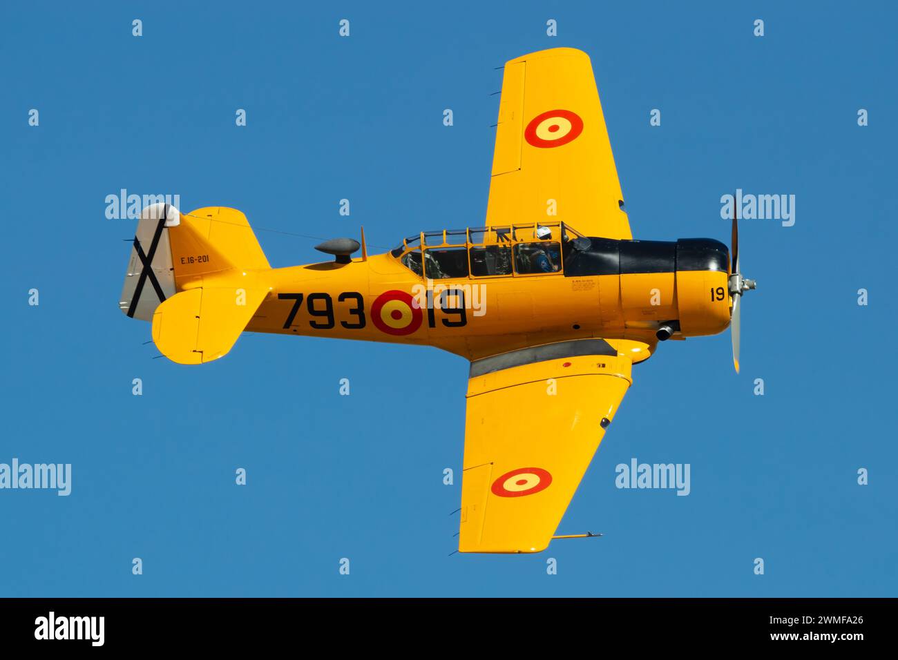 Nordamerikanischer T-6 Texaner von der Infante of Orleans Foundation Stockfoto