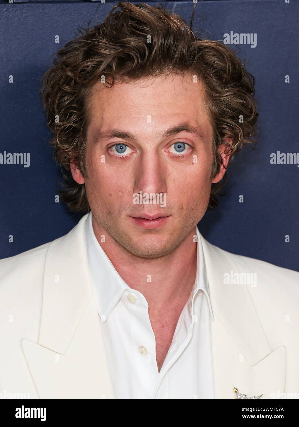 LOS ANGELES, KALIFORNIEN, USA – 24. FEBRUAR: Jeremy Allen White kommt am 24. Februar 2024 bei den 30. Jährlichen Screen Actors Guild Awards im Shrine Auditorium und in der Expo Hall in Los Angeles, Kalifornien, USA. (Foto: Xavier Collin/Image Press Agency) Stockfoto