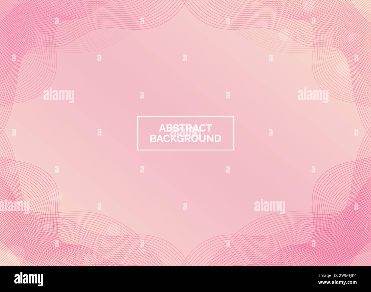 Abstrakte Linien moderner rosafarbener Farbhintergrund, Vorlage für Website, Bannerkunst, Posterdesign, Tapete, Vektorabbildung Stock Vektor