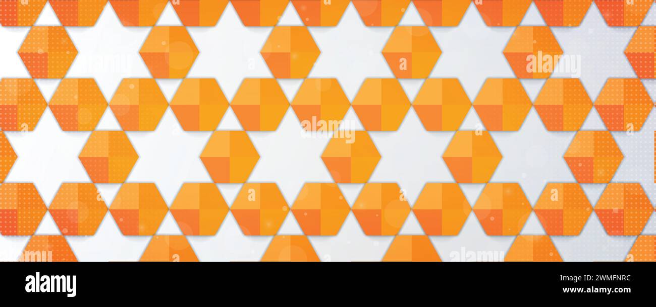 Futuristischer gelber abstrakter Spielhintergrund mit goldenen Linien und Schatten, geometrische Formen überlappen Schichten, grafisches Muster Banner Vorlage Design Stock Vektor