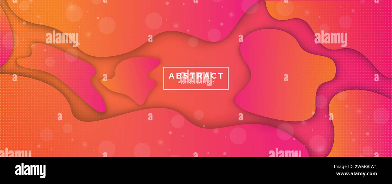 Abstrakter Hintergrund Moderne Farbverlauf rosa flüssige Form Hintergrund, Vorlage für Website, Banner Kunst, Posterdesign, Tapete, Vektorabbildung Stock Vektor