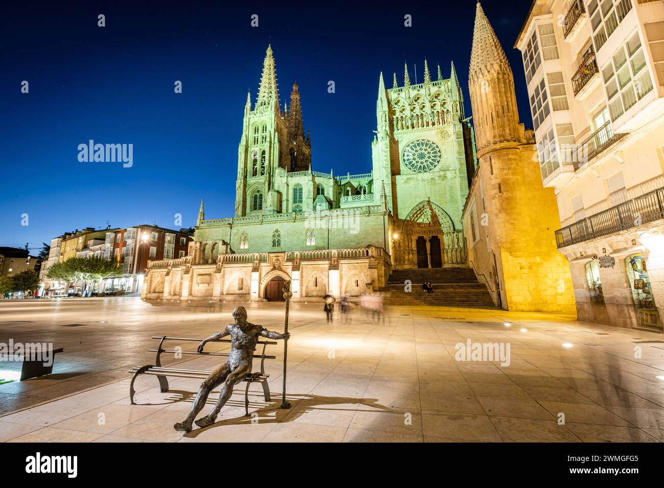 Kathedrale von Burgos, Kathedrale Santa Iglesia Basílica Metropolitana de Santa María, Provinz Burgos, Spanien Stockfoto