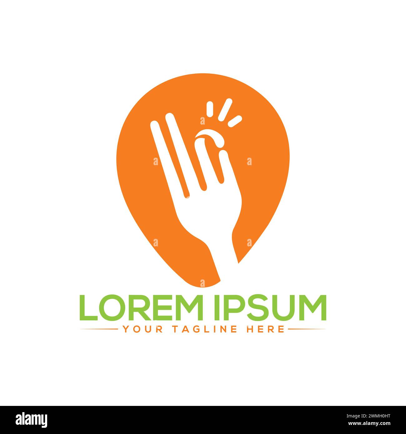 Design Des Food-Logos. Kreatives und modernes Design für Restaurants und Restaurants. Stock Vektor