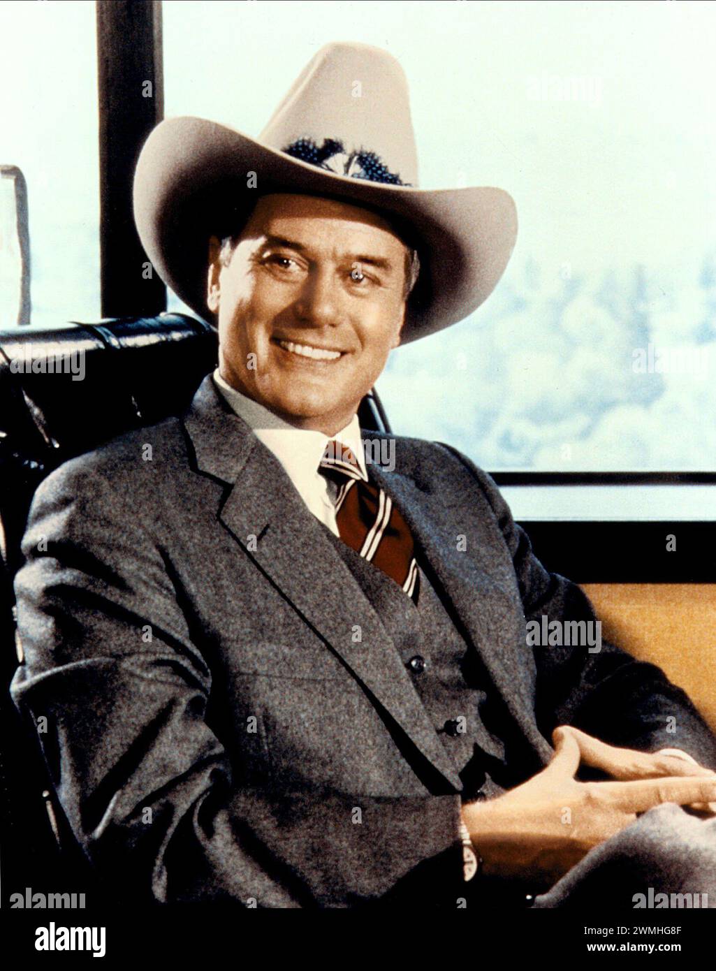 Dallas Larry Hagman Stockfoto