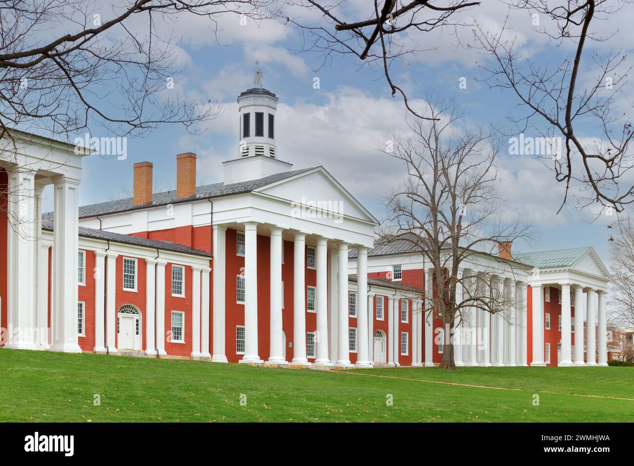 Washington und Schutz-Universität, Lexington, Shenandoah Valley, Virginia, USA. Stockfoto