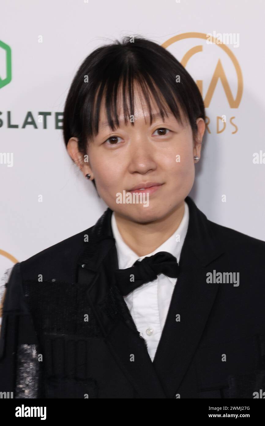 Celine Song nimmt am 25. Februar 2024 an den 35. Annual Producers Guild Awards im Ray Dolby Ballroom in Hollywood Teil. Foto: Crash/imageSPACE Stockfoto