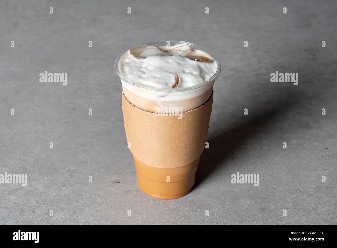 Café, Pfirsich, Eistee, Blau, Zitrone, Ade, Haselnuss, Kaffee, Latte, Stockfoto