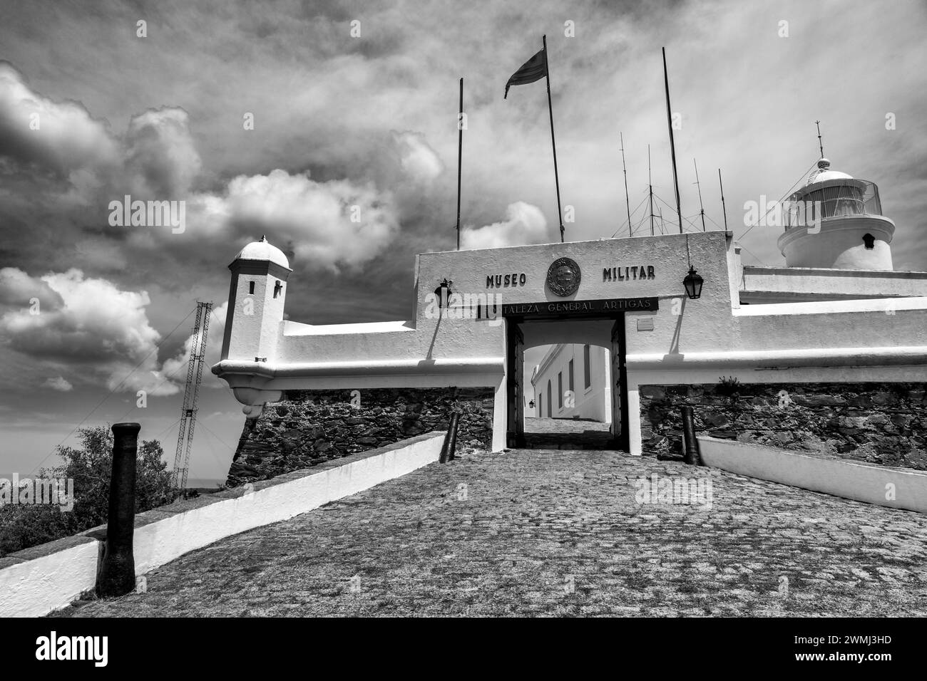 El Cerro de Montevideo Lighthouse, Montevideo, Uruguay, Südamerika Stockfoto