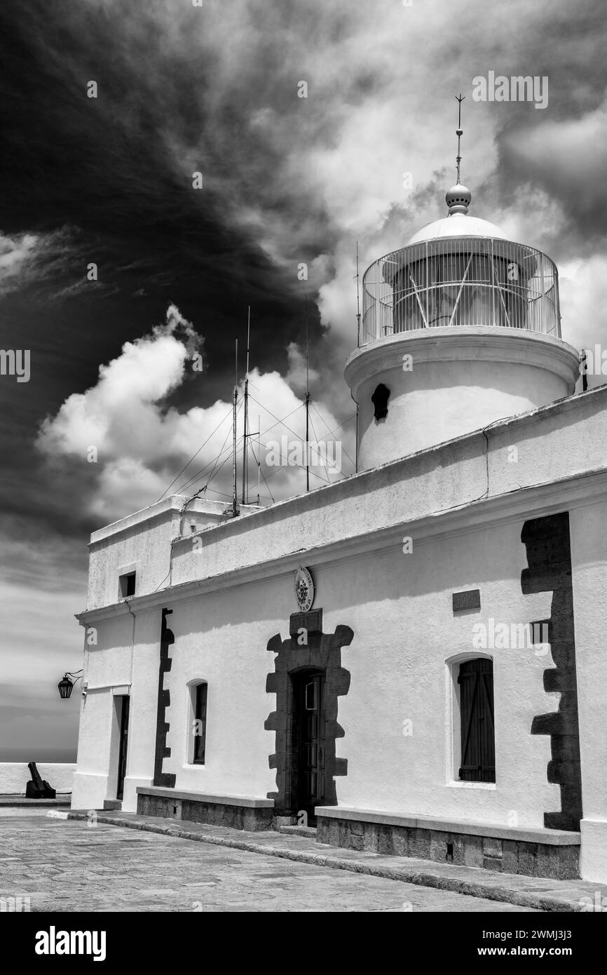 El Cerro de Montevideo Lighthouse, Montevideo, Uruguay, Südamerika Stockfoto