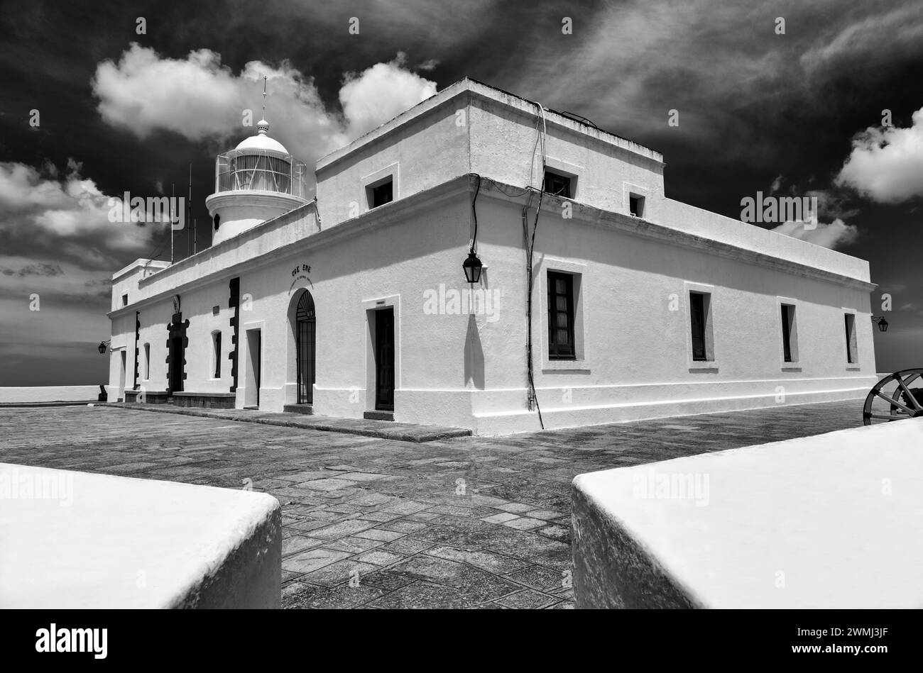 El Cerro de Montevideo Lighthouse, Montevideo, Uruguay, Südamerika Stockfoto