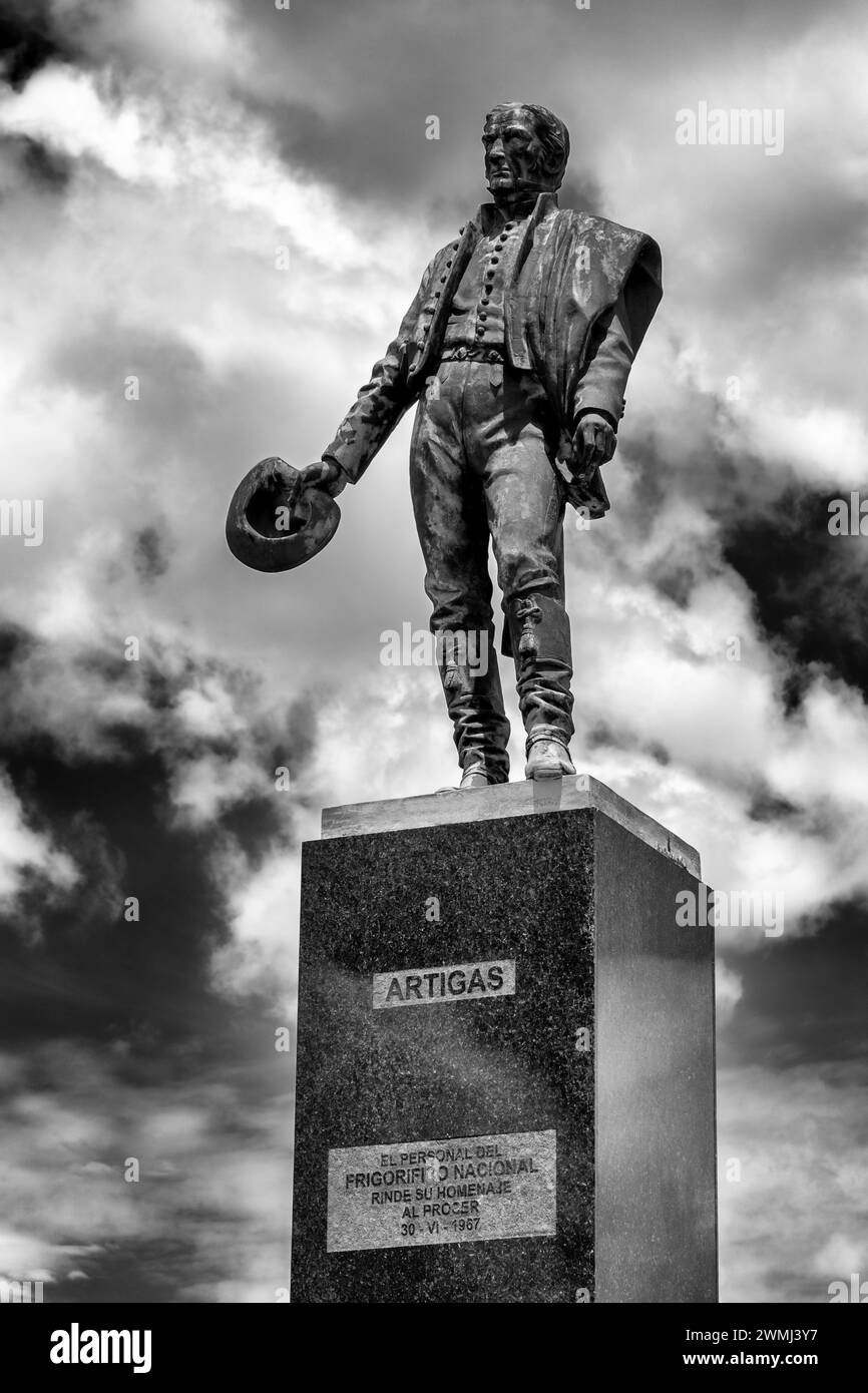General Artigas Statue, Ferreira Park, Montevideo, Uruguay, Südamerika Stockfoto