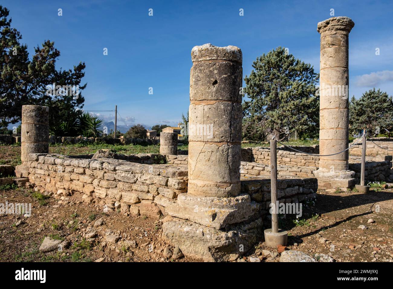 Römische Stadt Pollentia, Northwest House, Alcudia, Mallorca, Balearen, Spanien Stockfoto