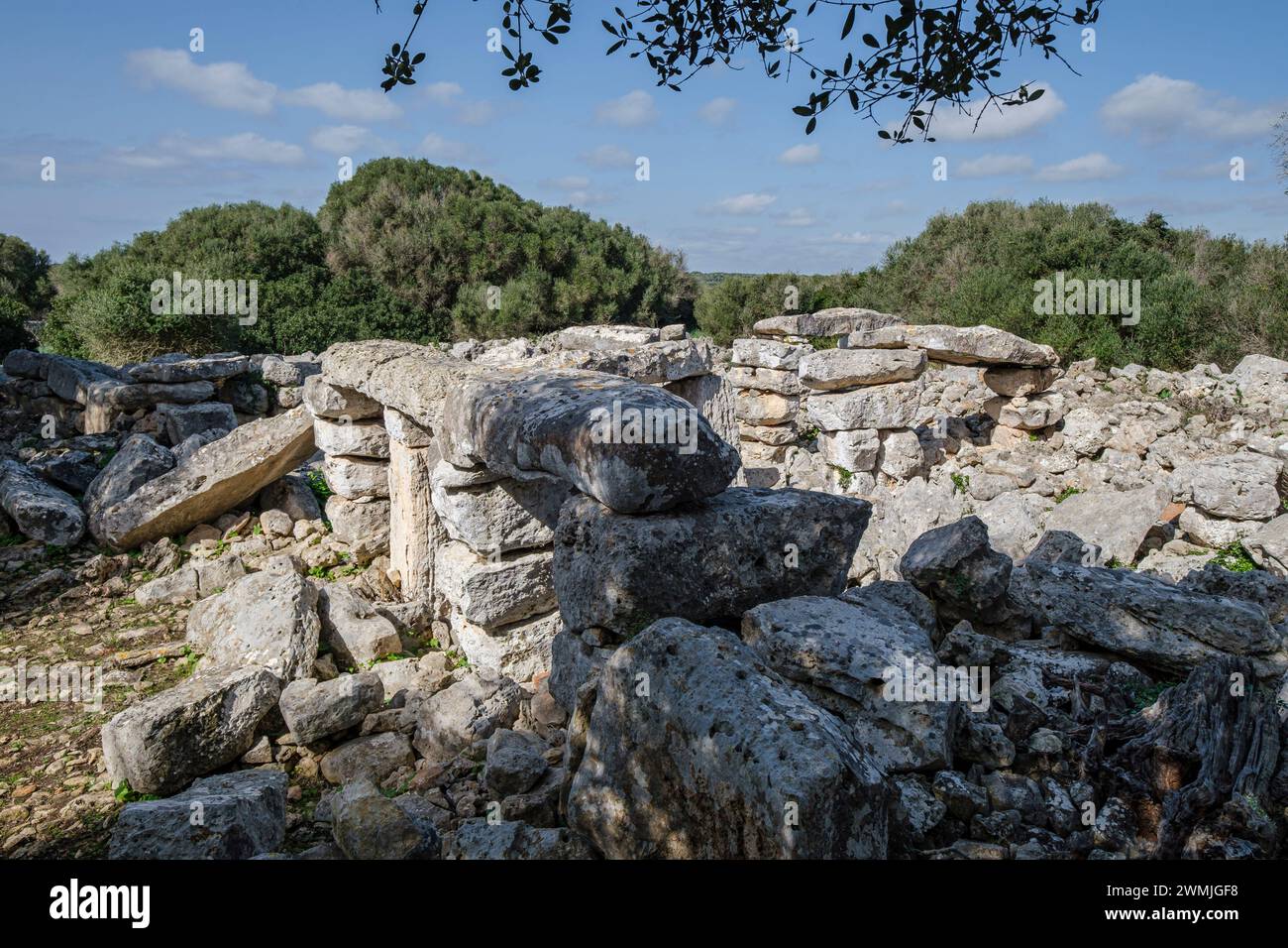 Na Comerma de sa Garita, posttalayotische Ära, Alaior, Menorca, Balearen, Spanien Stockfoto