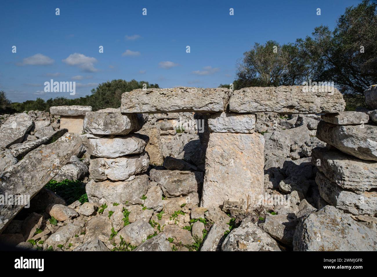Na Comerma de sa Garita, posttalayotische Ära, Alaior, Menorca, Balearen, Spanien Stockfoto