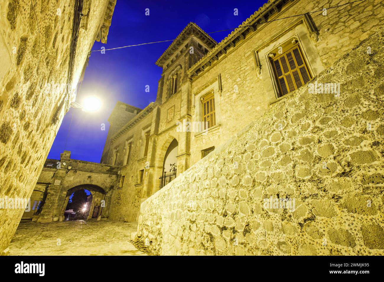 Palast von König Sancho, 1309, Valldemossa, Mallorca, Balearen, Spanien Stockfoto