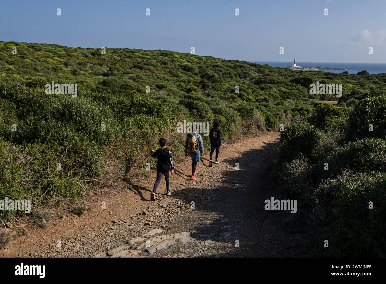 Naturpark S'Albufera des Grau, Menorca, Balearen, Spanien Stockfoto