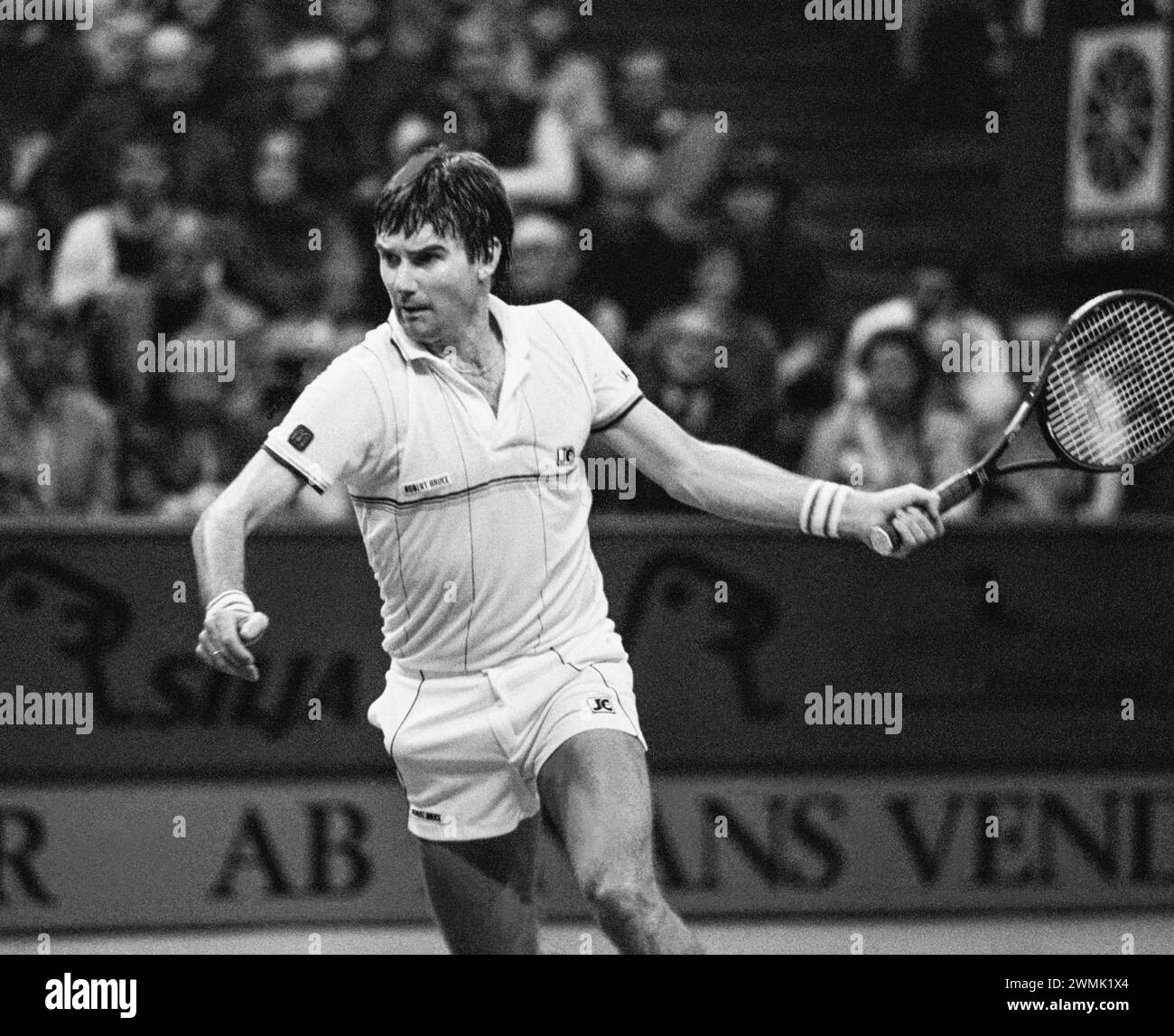 JIMMY CONNORS Profi-Tennisspieler USA während des Stockholm Open Turniers Stockfoto