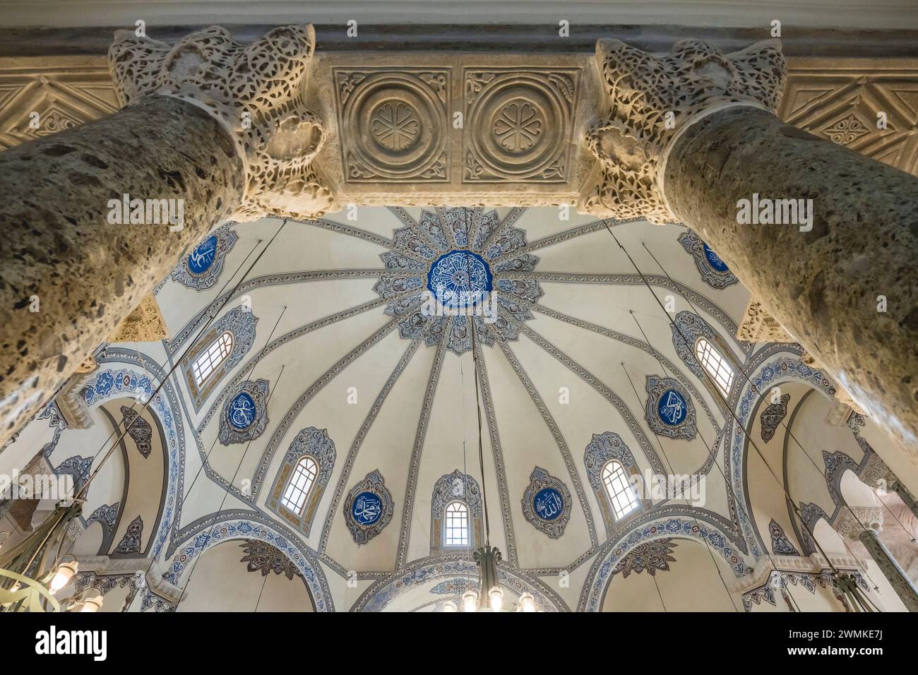 Little Hagia Sophia im Inneren; Istanbul, Türkei Stockfoto