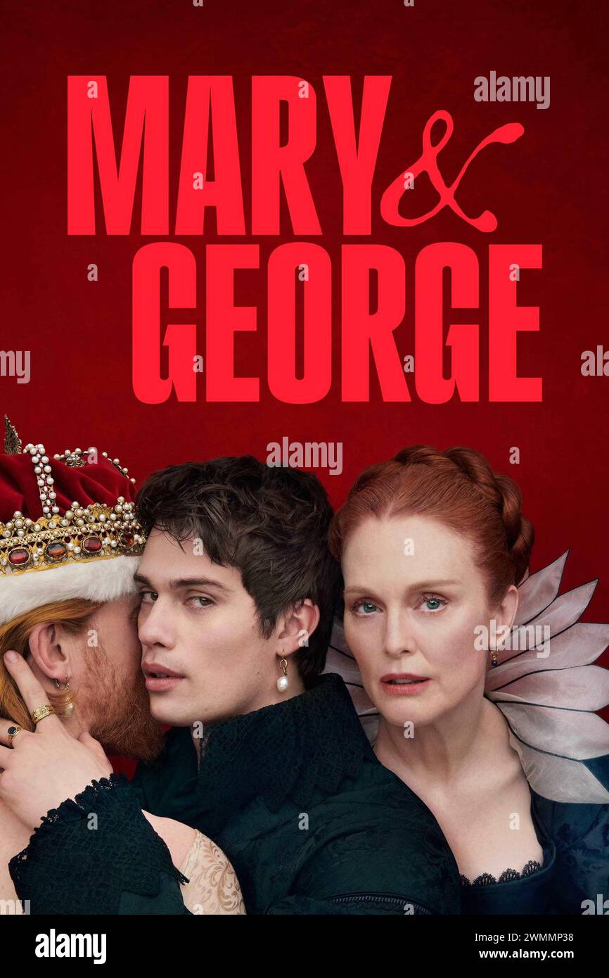 Mary & George Nicholas Galitzine & Julianne Moore Stockfoto