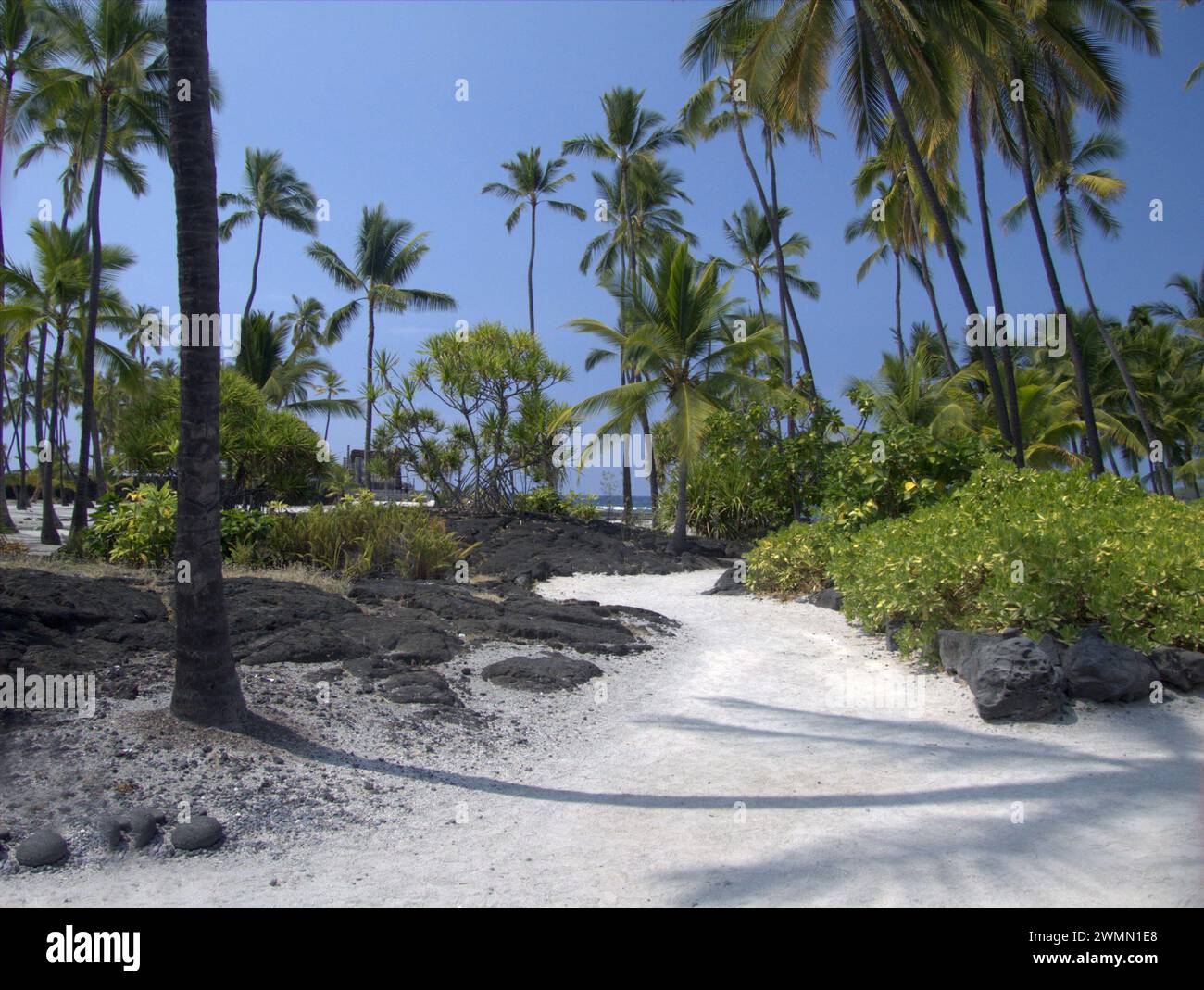 PU'uhonua O Honaunau National Historical Park, 2008, Hawaii, USA Stockfoto