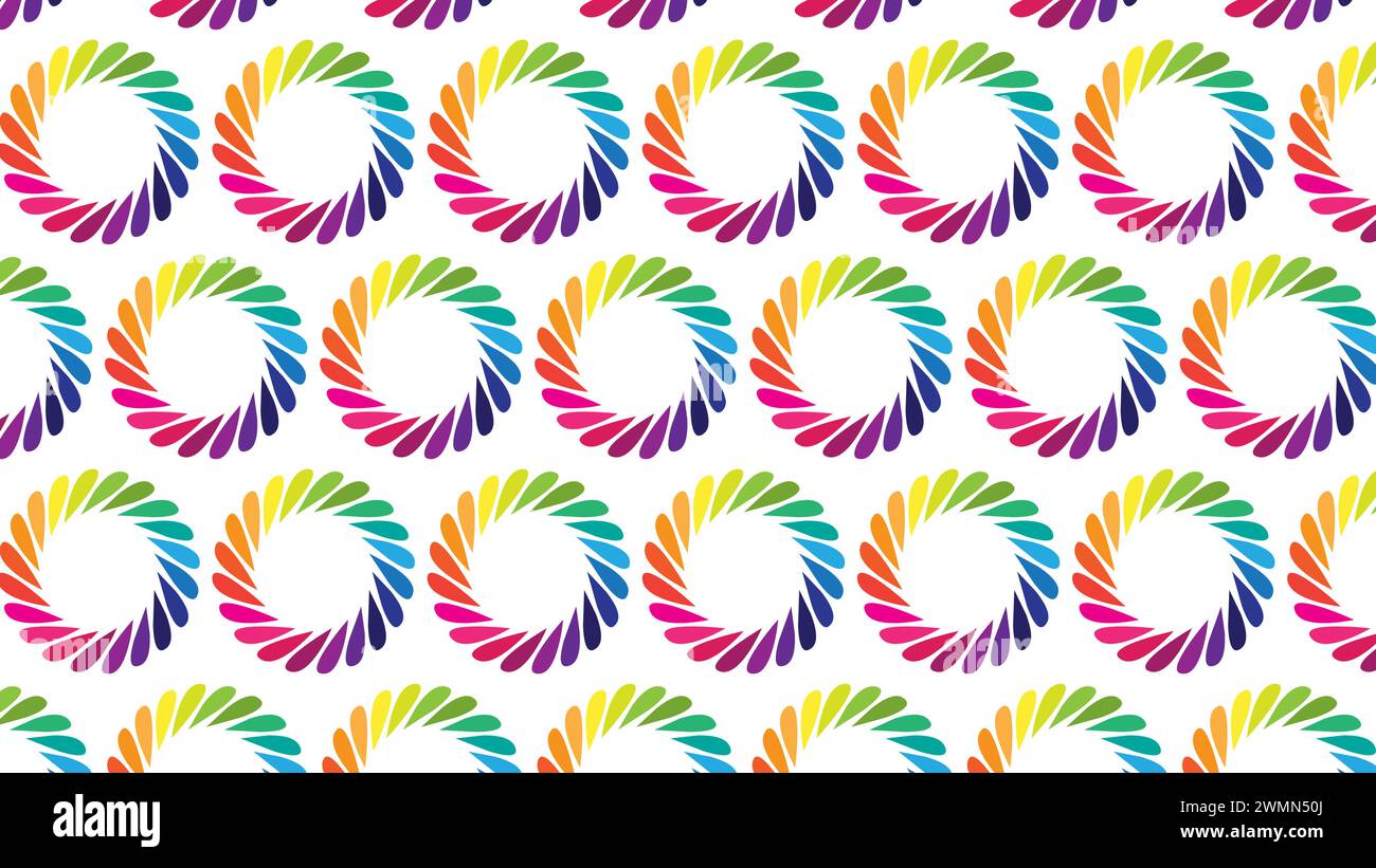 Kunst Illustration Design Konzept des Hintergrundmusters nahtlos modern Stock Vektor