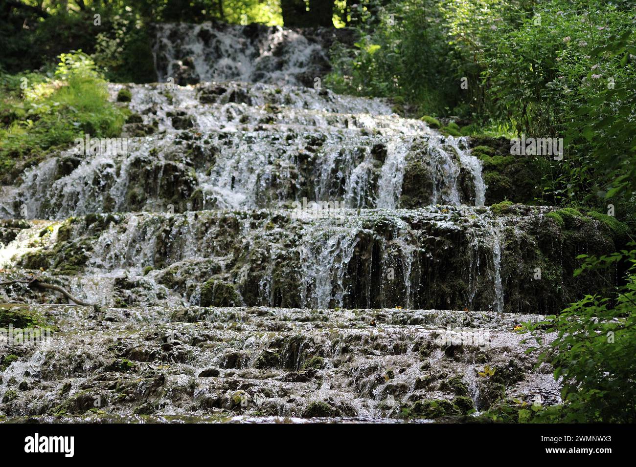 Fátyol Wasserfall, Szilvásvárad Stockfoto