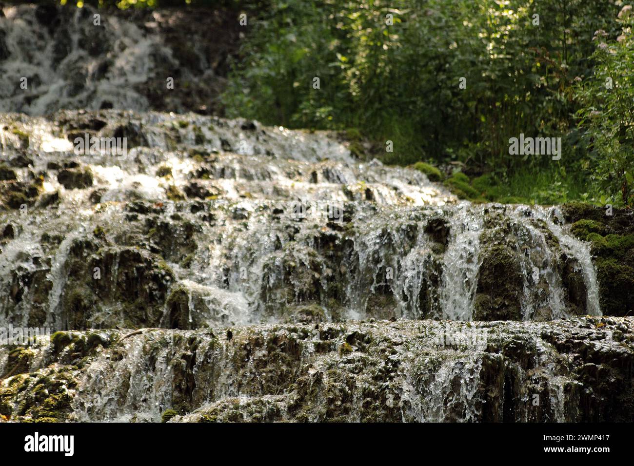 Fátyol Wasserfall in Szilvásvárad Stockfoto