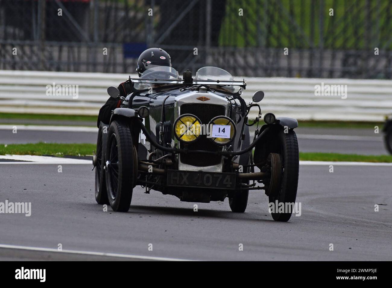 Winston Teague, Frazer Nash Falcon, erstmals 1952 die Pomeroy Trophy wurde mit Autos aller Epochen und Typen gespielt, es ist der Vintage Sports Car Club, VSC Stockfoto