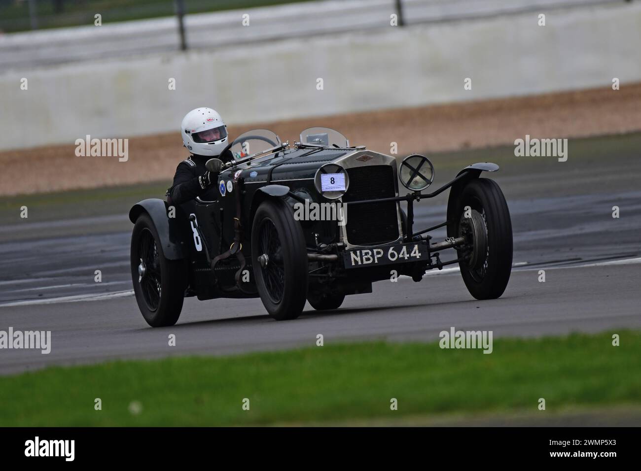 Simon Blakeney-Edwards, Frazer Nash Super Sports, wurde 1952 zum ersten Mal in der Pomeroy Trophy mit Autos aller Epochen und Typen ausgetragen, es ist der Vintage Sports Stockfoto