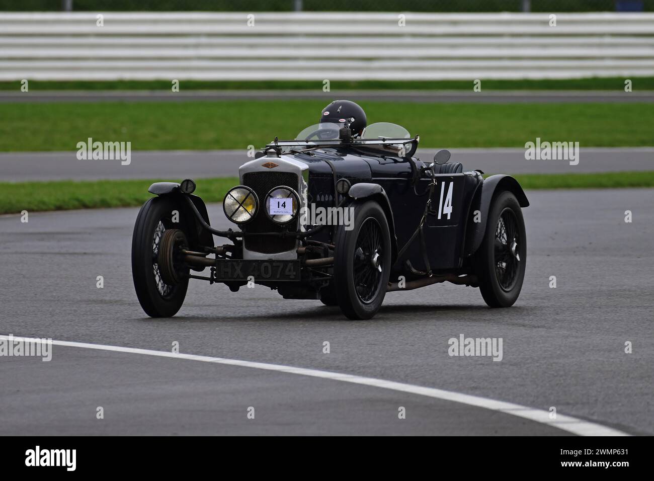 Winston Teague, Frazer Nash Falcon, erstmals 1952 die Pomeroy Trophy wurde mit Autos aller Epochen und Typen gespielt, es ist der Vintage Sports Car Club, VSC Stockfoto