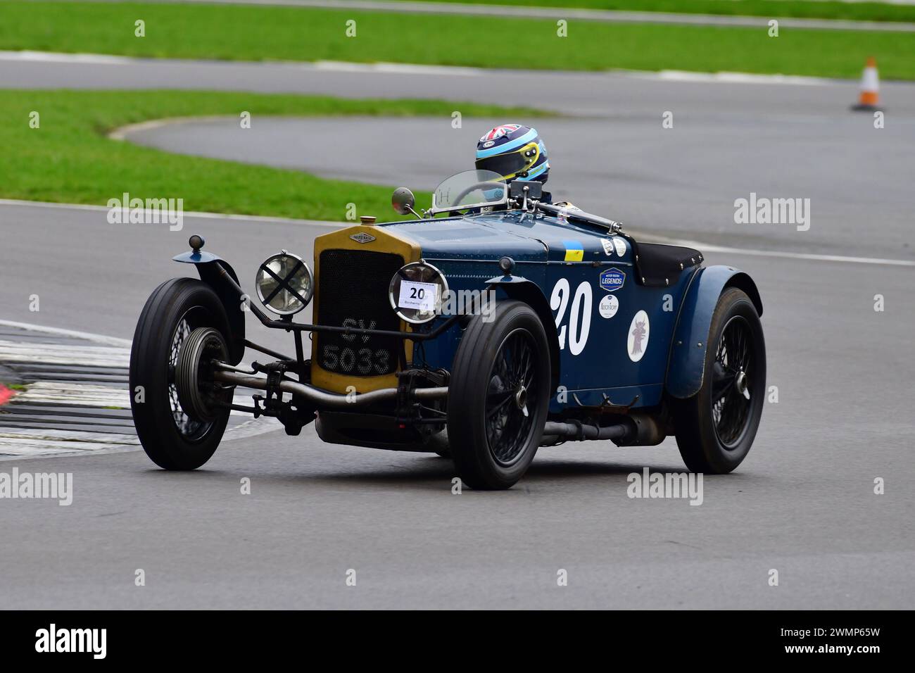 Edward Williams, Frazer Nash Super Sports, der erstmals 1952 in der Pomeroy Trophy ausgetragen wurde, sind Autos aller Epochen und Typen, der Vintage Sports Cl Stockfoto