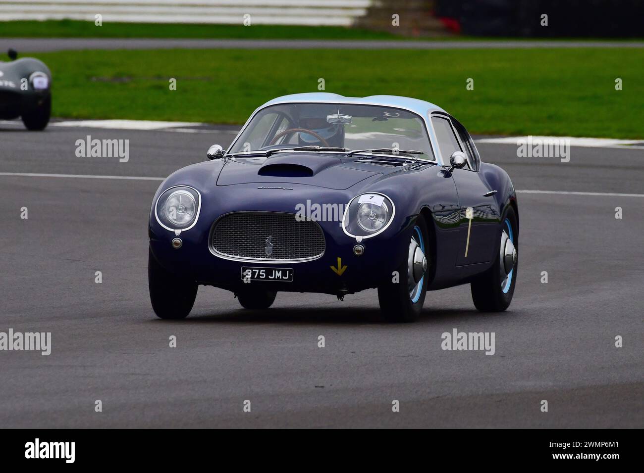Nicholas Topliss, Bristol 406 SWB Zagato, erstmals im Jahr 1952 die Pomeroy Trophy mit Autos aller Epochen und Typen, es ist der Vintage Sports Car Clu Stockfoto