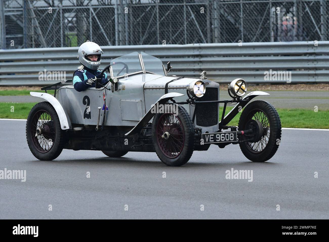 Rachel Blake, Frazer Nash Super Sports, der 1952 erstmals in der Pomeroy Trophy ausgetragen wurde, bietet Autos aller Epochen und Typen, darunter der Vintage Sports Car Club, Stockfoto