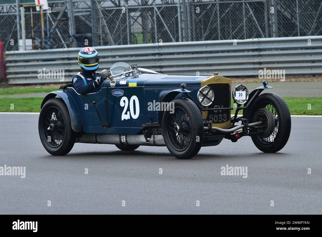 Edward Williams, Frazer Nash Super Sports, der erstmals 1952 in der Pomeroy Trophy ausgetragen wurde, sind Autos aller Epochen und Typen, der Vintage Sports Cl Stockfoto