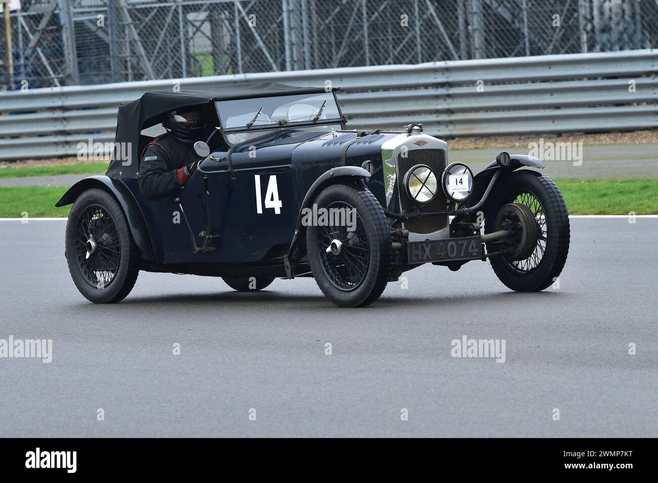 Winston Teague, Frazer Nash Falcon, erstmals 1952 die Pomeroy Trophy wurde mit Autos aller Epochen und Typen gespielt, es ist der Vintage Sports Car Club, VSC Stockfoto