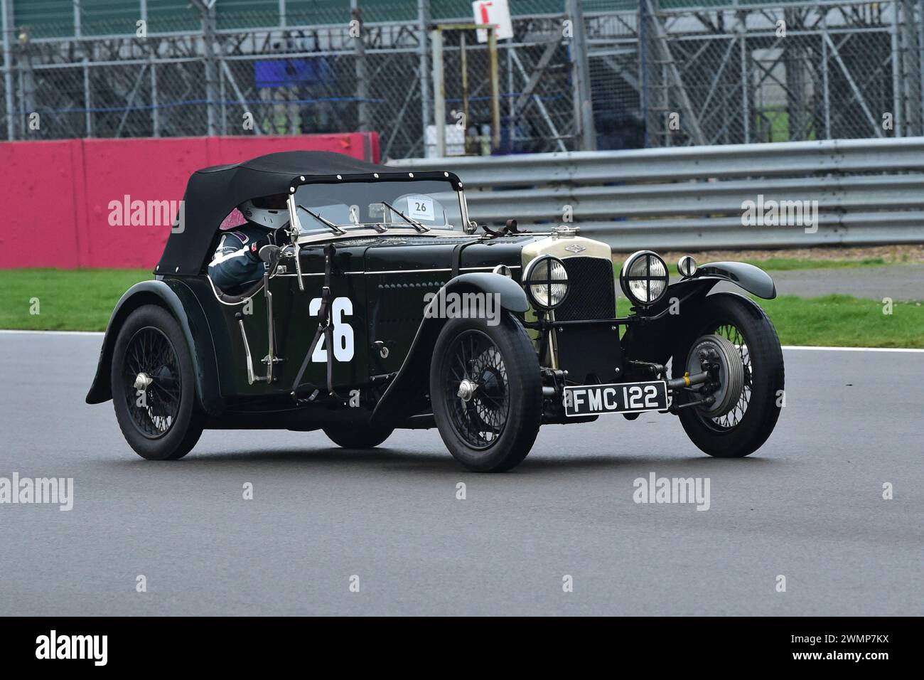 Mark Gold, Frazer Nash Super Sports, erstmals 1952 in der Pomeroy Trophy werden Autos aller Epochen und Typen angeboten. Es ist der Vintage Sports Car Club, VS Stockfoto