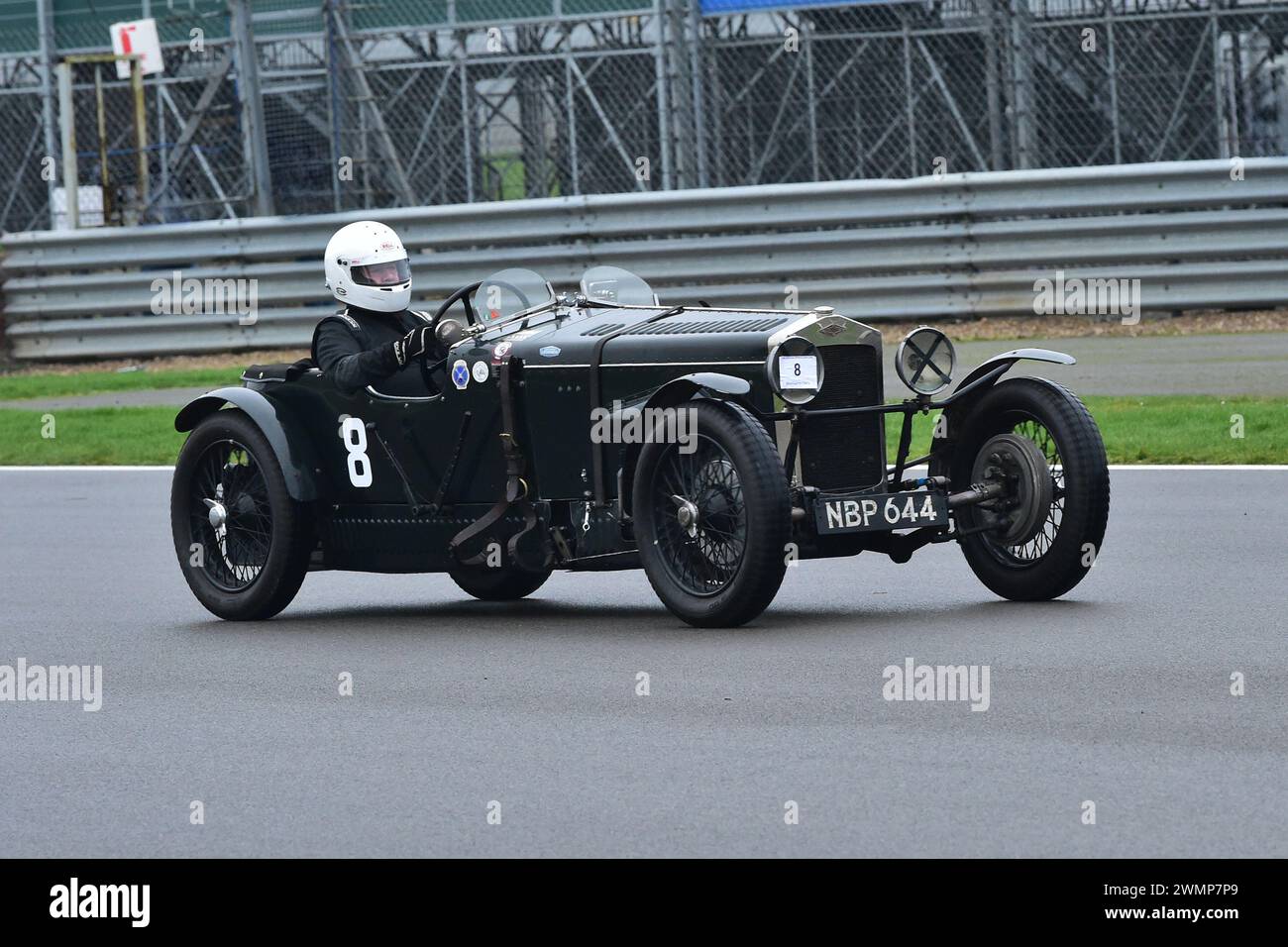 Simon Blakeney-Edwards, Frazer Nash Super Sports, wurde 1952 zum ersten Mal in der Pomeroy Trophy mit Autos aller Epochen und Typen ausgetragen, es ist der Vintage Sports Stockfoto