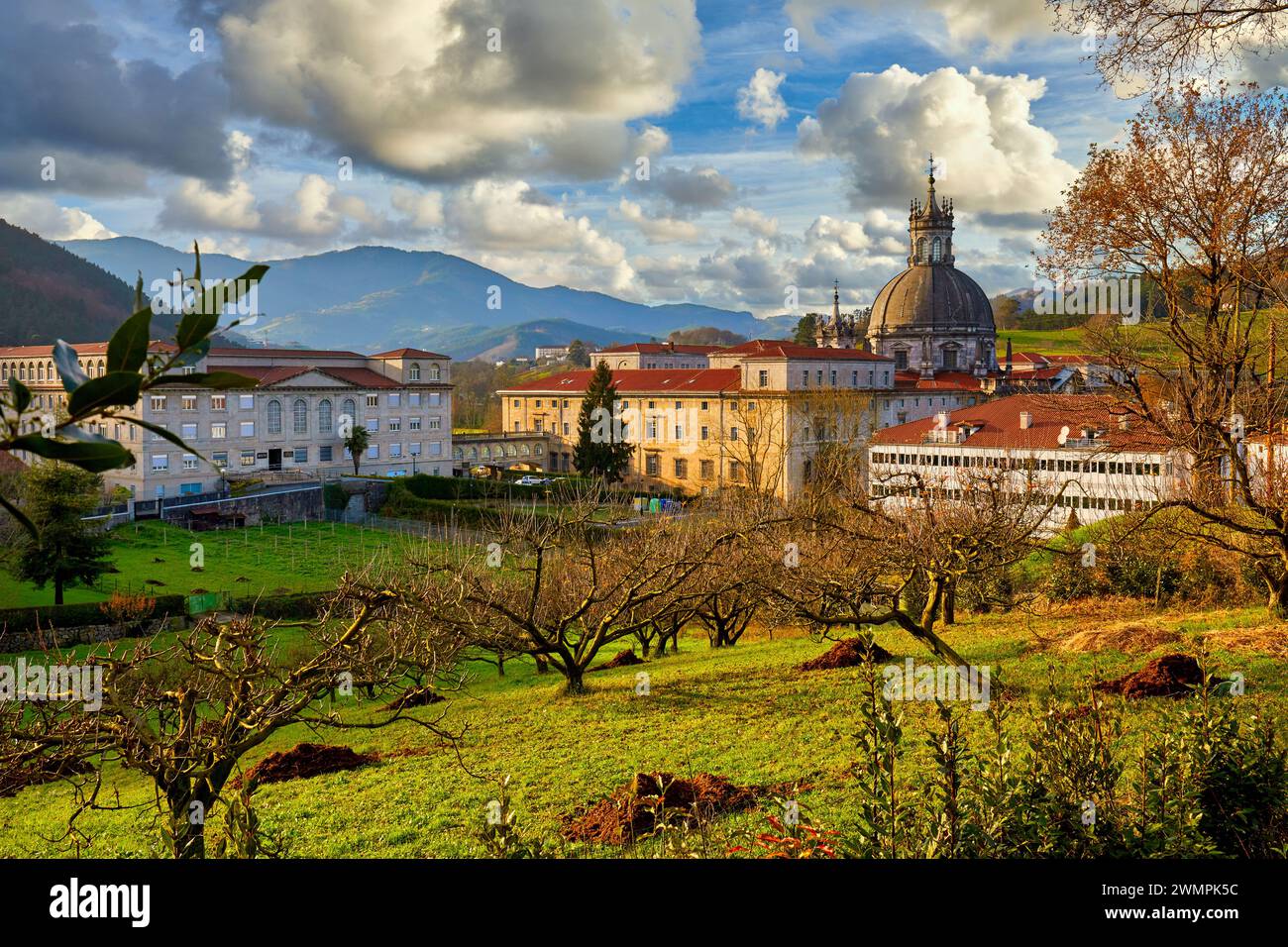 Santuario San Ignacio de Loyola, Camino Ignaciano, Ignatian Way, Azpeitia, Gipuzkoa, Baskenland, Spanien, Europa Stockfoto