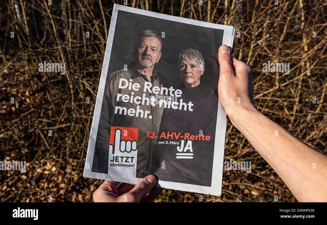  13. AHV-Rente Abstimmungsinformation der Befürworter zur 13. AHV-Rente Illustration 