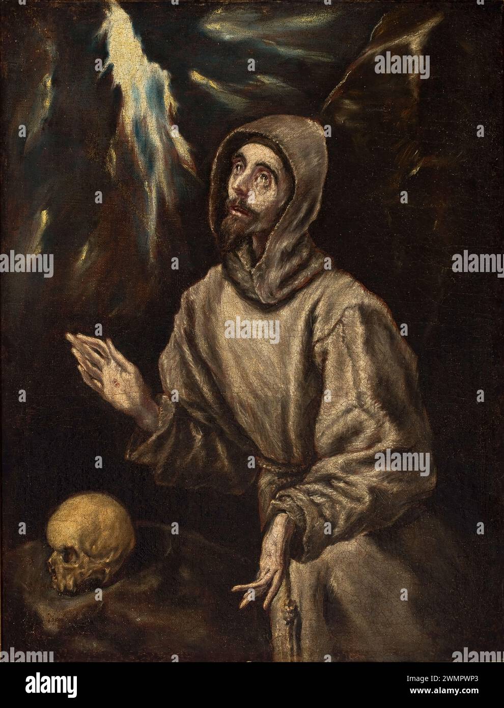 El Greco - die Ekstase der St. Francis (1600) Stockfoto